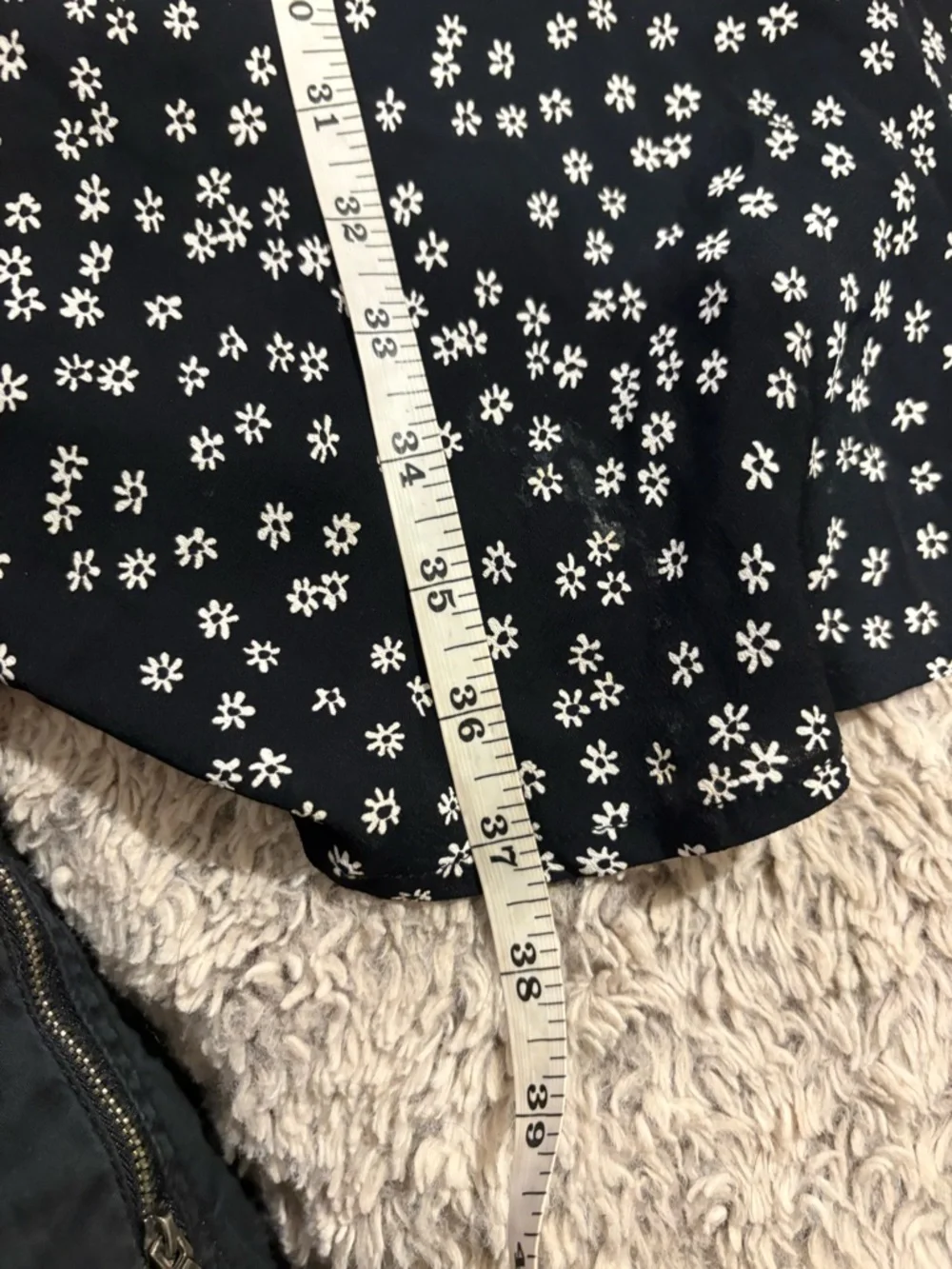 f.b. malik‎ Black & White Swirl Maxi Skirt large EUC